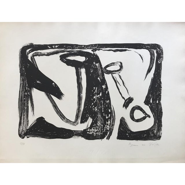 Bram van velde, Mp 31, 1965, Lithograph For Sale - Image 4 of 4