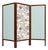 Three-Panel Screen in Brazilian Rosewood & Upholstered Fabrics by Sergio Rodrigues, 1960s For Sale