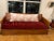 Beautifully crafted custom built, teak sofa convertible to queen bed and storage - Along with half a organic cotton futon...