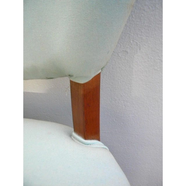 French Mahogany Living Room Office Vanity Side Chair For Sale - Image 10 of 11