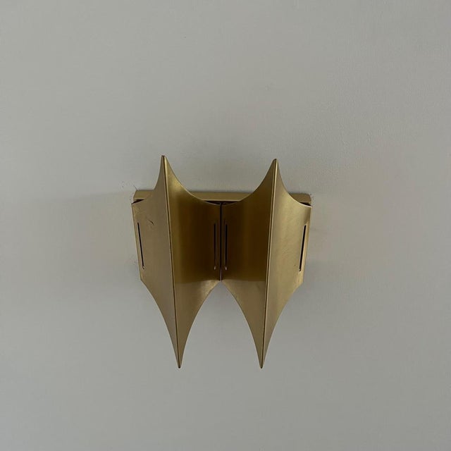 Mid-Century Brass Gothic Wall Lights by Bent Karlby, 1960s For Sale - Image 12 of 15