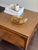 1960s Mid-Century Modern Walnut Floating-Top End Table With Lower Shelf — MCM Lamp Side Table For Sale - Image 11 of 12