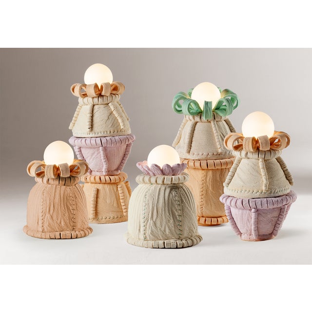 Not Yet Made - Made To Order Marjorelle Lily Lamp by Dooq details For Sale - Image 5 of 6