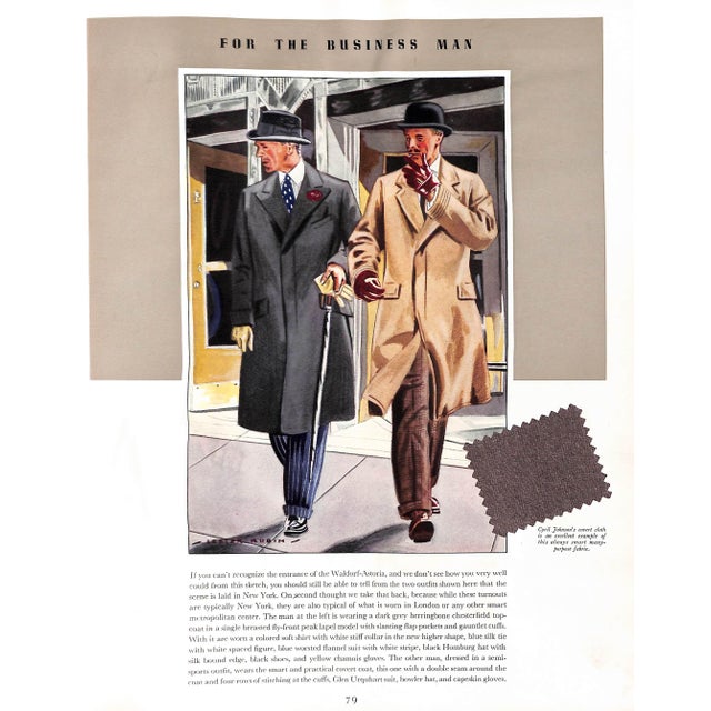 "Apparel Arts Esquire Vol VII 1937 Advance Spring Coronation Number Edward Viii" For Sale - Image 4 of 12