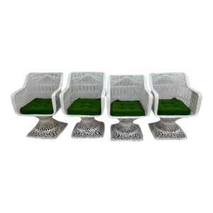 1960s Fiberglass Outdoor Chairs - Set of 4