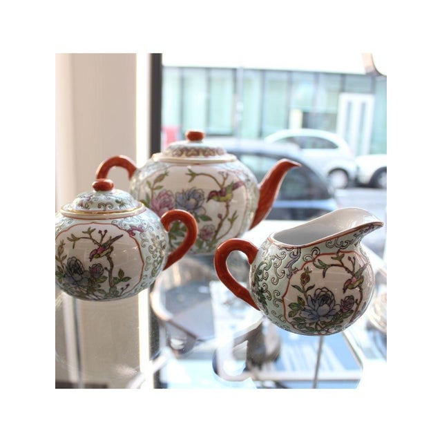 Tea Service from Macau Manufactory, 1960s, Set of 12 For Sale - Image 3 of 11