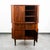 1960s Mid Century Danish Modern Corner Cabinet Rosewood Bar Denmark Drawers Locking Vg For Sale - Image 5 of 11