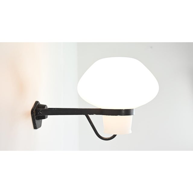 Metal GA9 Wall Lights by Erik Gunnar Asplund for Asea, Sweden, 1940s, Set of 2 For Sale - Image 7 of 18