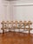 Metal Set of 6 Cast Iron Interlocking Garden Edging Fences, White Paint Patina, 20th Century For Sale - Image 7 of 17