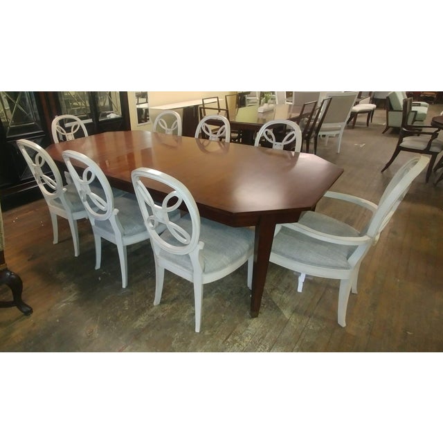 Henredon Furniture Acquisitions Neapolitan Distress White Dining