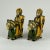 Attention! These are splendid. A gorgeous pair of Italian ceramic Medieval Knights figurines. Signed on bottom. Circa:...