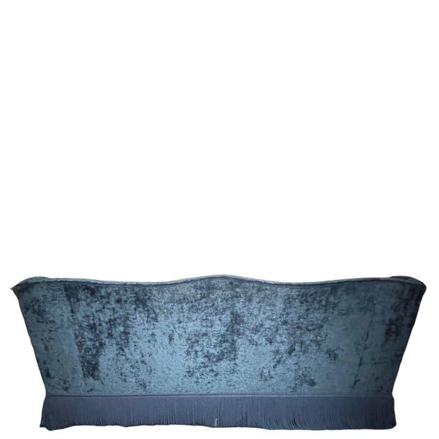 Belle Époque Velvet Sofa by EJ Victor For Sale - Image 4 of 10