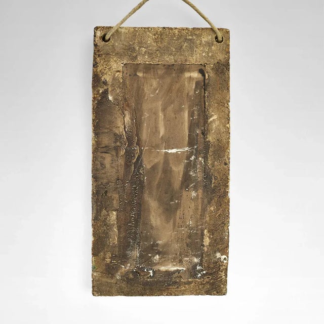 Mid-Century Modern Ceramic Wall Mirror from La Roue, 1960s For Sale - Image 3 of 4