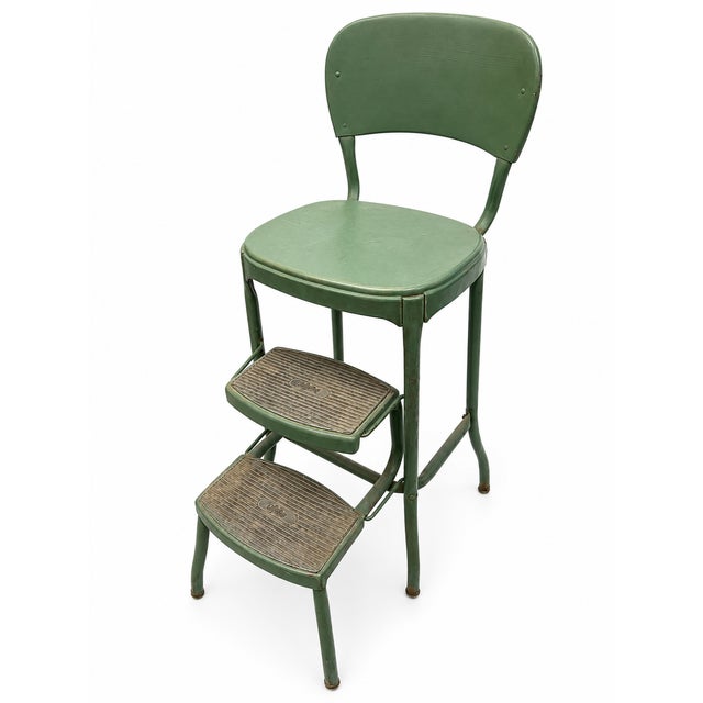 Vintage Stylaire Green Folding Chair – Mid-Century Modern For Sale In San Diego - Image 6 of 6