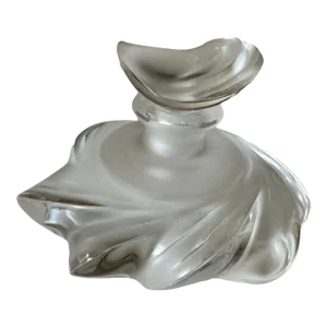 1990s Lalique Crystal Samoa Perfume Bottle