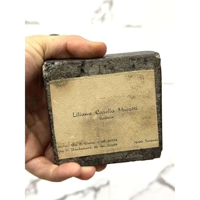 Wood Sculpture of Face by Liliana Casella Muratti, 1970s For Sale - Image 7 of 8