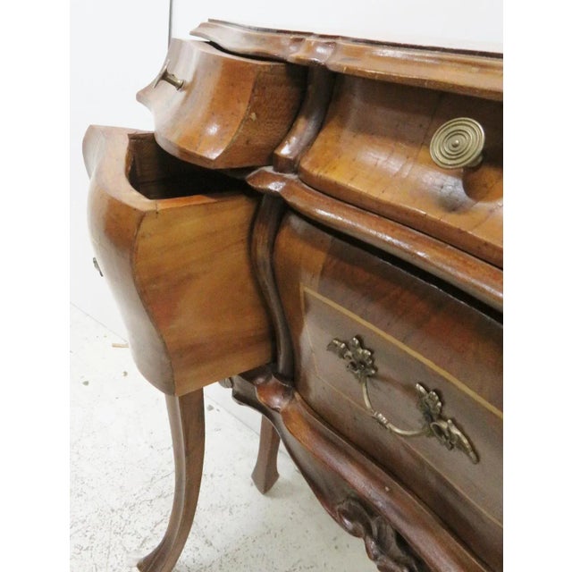 Borghesani Italian Burl Commode For Sale - Image 4 of 8