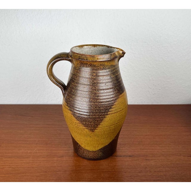 Mid-Century Modern German Studio Pottery Jug and Bowl from Trenck Keramik Kellinghusen, 1960s, Set of 2, in Very Good...