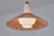 Wood Pendant in Opal Glass, Lamellar Aspen Wood and Brass by Paavo Tynell for Idman, 1950s For Sale - Image 7 of 11