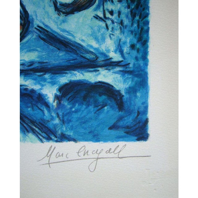 After Marc Chagall, Lovers Over Paris, 1985, Limited Edition Lithograph For Sale - Image 9 of 18