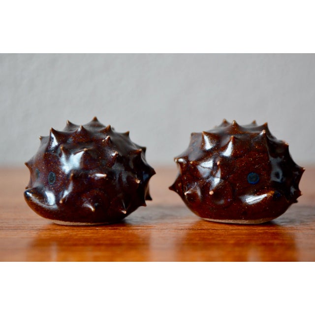 Mid-Century Ceramic Hedgehog Figurines from Jupiler, Set of 4 For Sale - Image 12 of 14