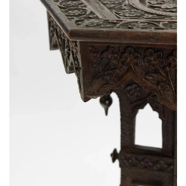 Black Antique Burmese Anglo-Indian Plant Stand For Sale - Image 8 of 10