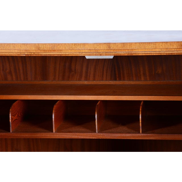 Art Deco Maple Wardrobe by J. Halabala for Up Zavody, Czech, 1930s For Sale - Image 4 of 16