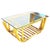 1950s Restored Mid-Century Floating Glass Top Rattan Coffee & Side Table, Pair For Sale - Image 5 of 10
