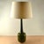 Tall Olive Glass Table Lamp from Kastrup, Denmark, 1960s For Sale - Image 3 of 11