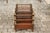 English 1940s Mahogany Magazine Rack on Casters with Faux Bamboo Accents For Sale - Image 10 of 12