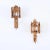 Wood Mid-Century Rattan Lantern Sconces by Louis Sognot, 1960s, Set of 2 For Sale - Image 7 of 13