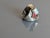 Vintage Turquoise and Coral Ring With Western Flair, Size 8 For Sale - Image 4 of 5