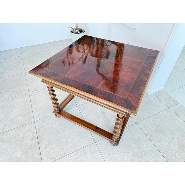 Baroque Dining Table, Refectory Table. Dimensions: Height x Width x Depth 78 x 104 x 104 cm. Impressive refectory table...