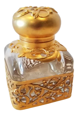 Late 19th Century French Crystal Inkwell