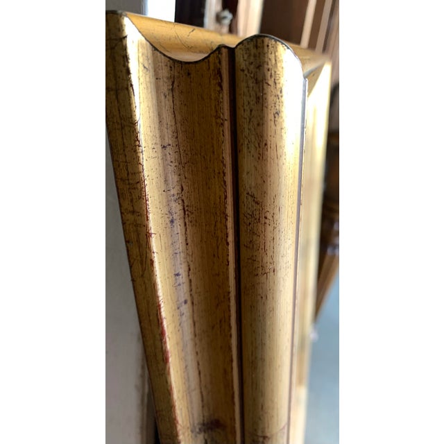 Wood 1960s "Twilight" Oil Painting by Neal Gregory in Gilt-Wood Frame For Sale - Image 7 of 8