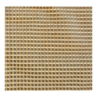 Edmond Petit Paris "Lahorea" Geometric French Cut Velvet Fabric- 3+1/3 Yards For Sale