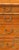Brown Faux Bamboo Leather Top Desk For Sale - Image 8 of 11