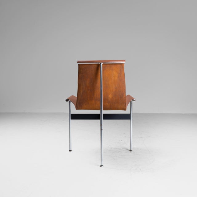 T-Chair by Katavolos, Kelley and Littell for Icf De Padua, 1960s, Set of 6 For Sale - Image 6 of 14