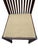 Wood Late 20th Century Custom Arts and Crafts Mission Style Oak Dining Table With Six High-Back Chairs For Sale - Image 7 of 12