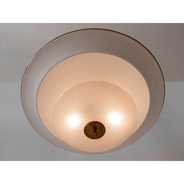 Large Mid-Century Modern UFO Ceiling or Pendant Lamp, Germany, 1950s For Sale - Image 17 of 18