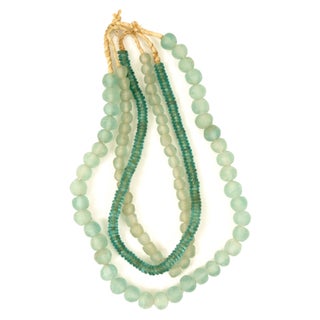 Recycled Glass Beads from Africa For Sale