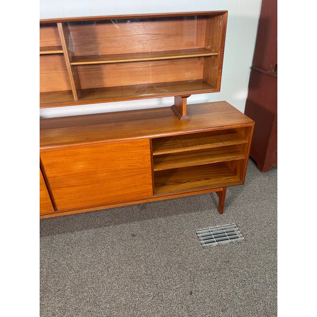 Mid 20th Century Mid 20th Century Mid Century Modern Credenza With Hutch For Sale - Image 5 of 12