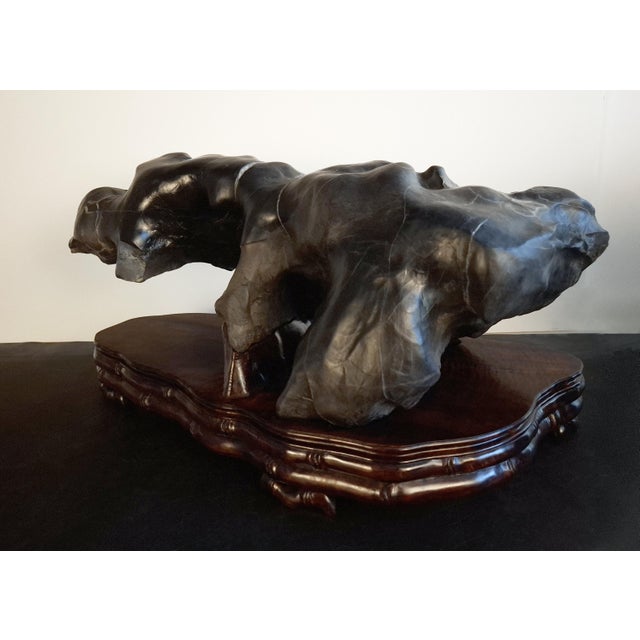 Chinese Large Chinese Crouching Beast Gongshi For Sale - Image 3 of 14