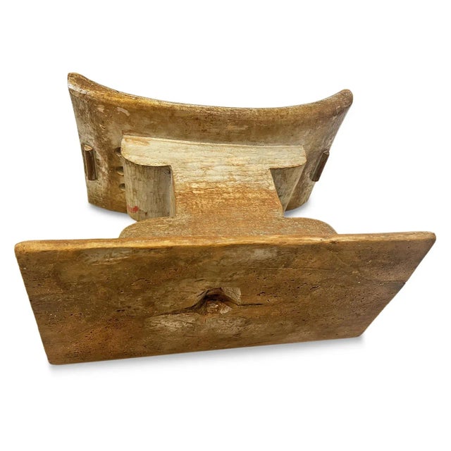 Antique Original Asante Stool For Sale In Los Angeles - Image 6 of 7