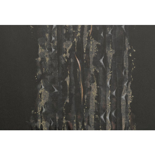 1980s 1980s "White and Gold Lace Kimono" Hand Augmented Collotype by Patricia A. Pearce For Sale - Image 5 of 7