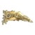 Signed Italian Sculptural Studio Bronze and Boris Aurelius Glass Stones Belt Buckle, 1960's For Sale