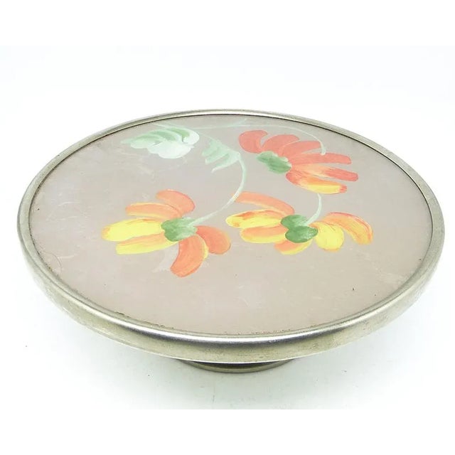 Art Deco Bowl on Stand, Poland, 1950s For Sale - Image 3 of 8