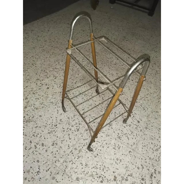 Italian TV and Magazine Rack Trolley, 1960s For Sale - Image 4 of 6