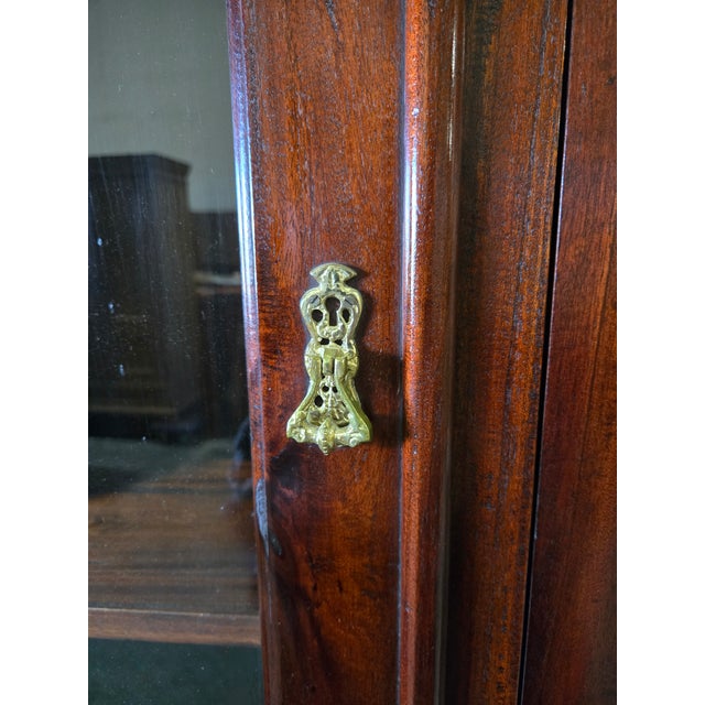 Monumental 19th-Century English Mahogany Breakfront Bookcase For Sale - Image 9 of 9