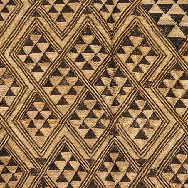 Shoowa Raffia Fabric Textile For Sale - Image 3 of 9